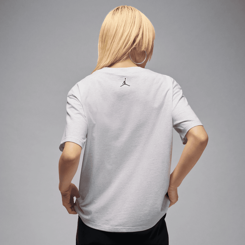 Jordan Flight Women's Graphic T-Shirt 'Birch Heather'