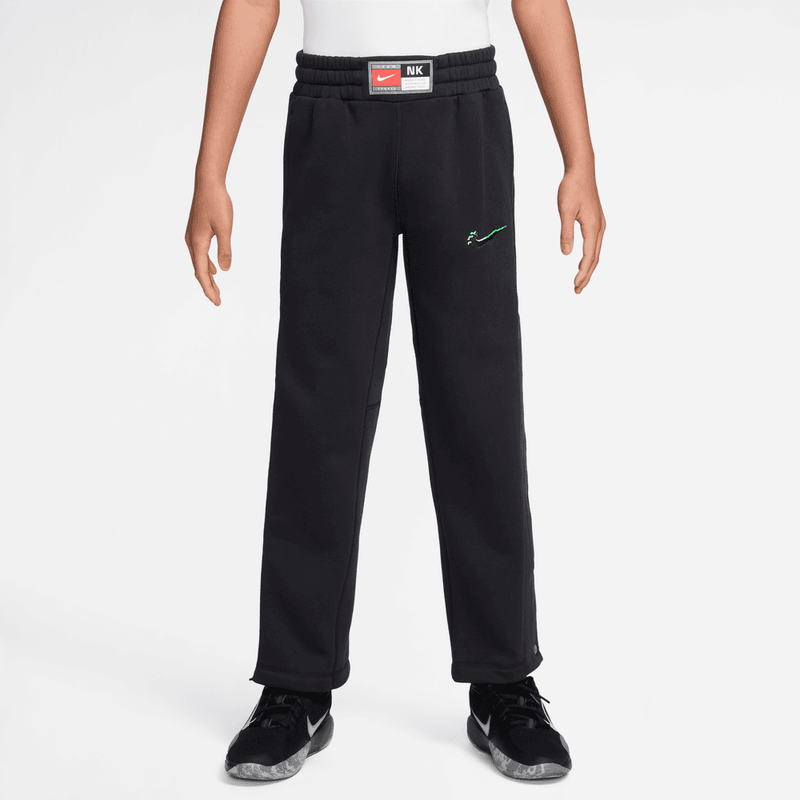 Nike Culture of Basketball Big Kids' Fleece Pants 'Black/Green'