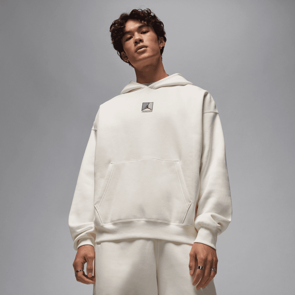 Jordan Brooklyn Fleece Men's Graphic Pullover Hoodie 'Sail'