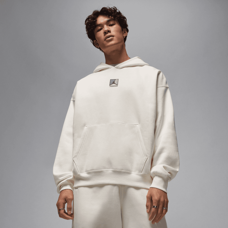 Jordan Brooklyn Fleece Men's Graphic Pullover Hoodie 'Sail'