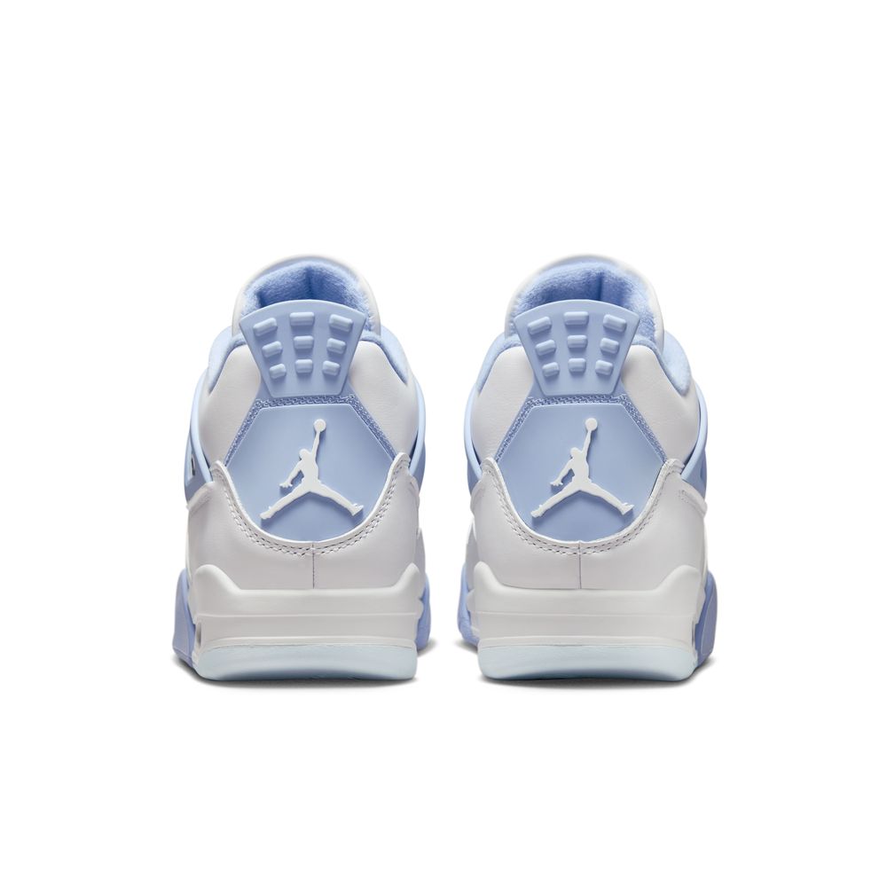 Air Jordan 4 Retro Women's Shoes 'White/Aluminium/Blue Tint'