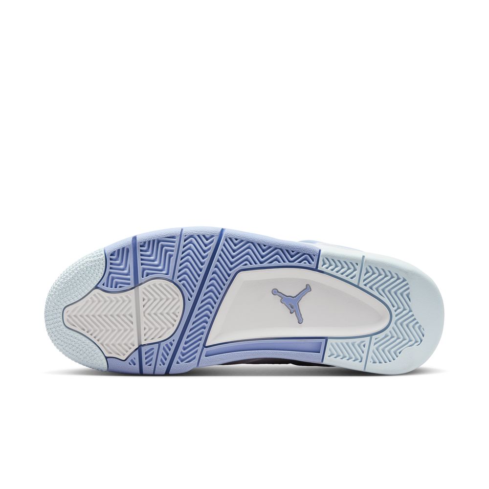 Air Jordan 4 Retro Women's Shoes 'White/Aluminium/Blue Tint'