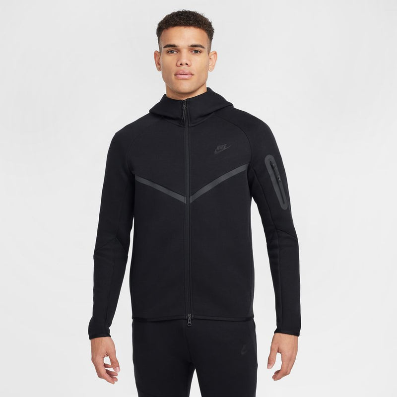 Nike Tech Men's Full-Zip Windrunner Hoodie 'Black'