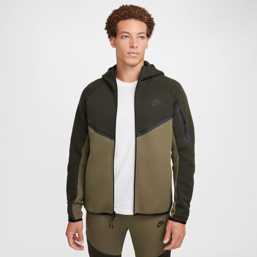 Nike Tech Men's Full-Zip Windrunner Hoodie 'Sequoia/Olive/Black'