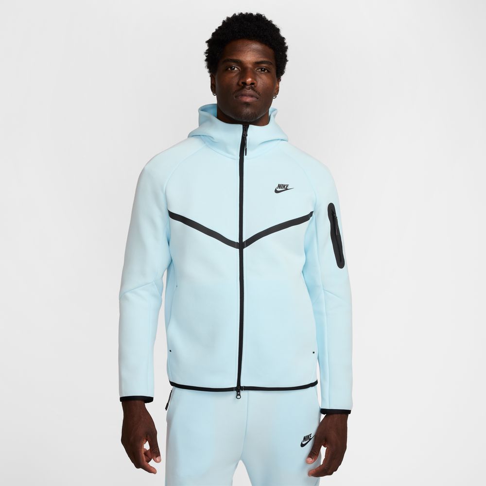 Nike Tech Men's Full-Zip Windrunner Hoodie 'Glacier Blue/Black'