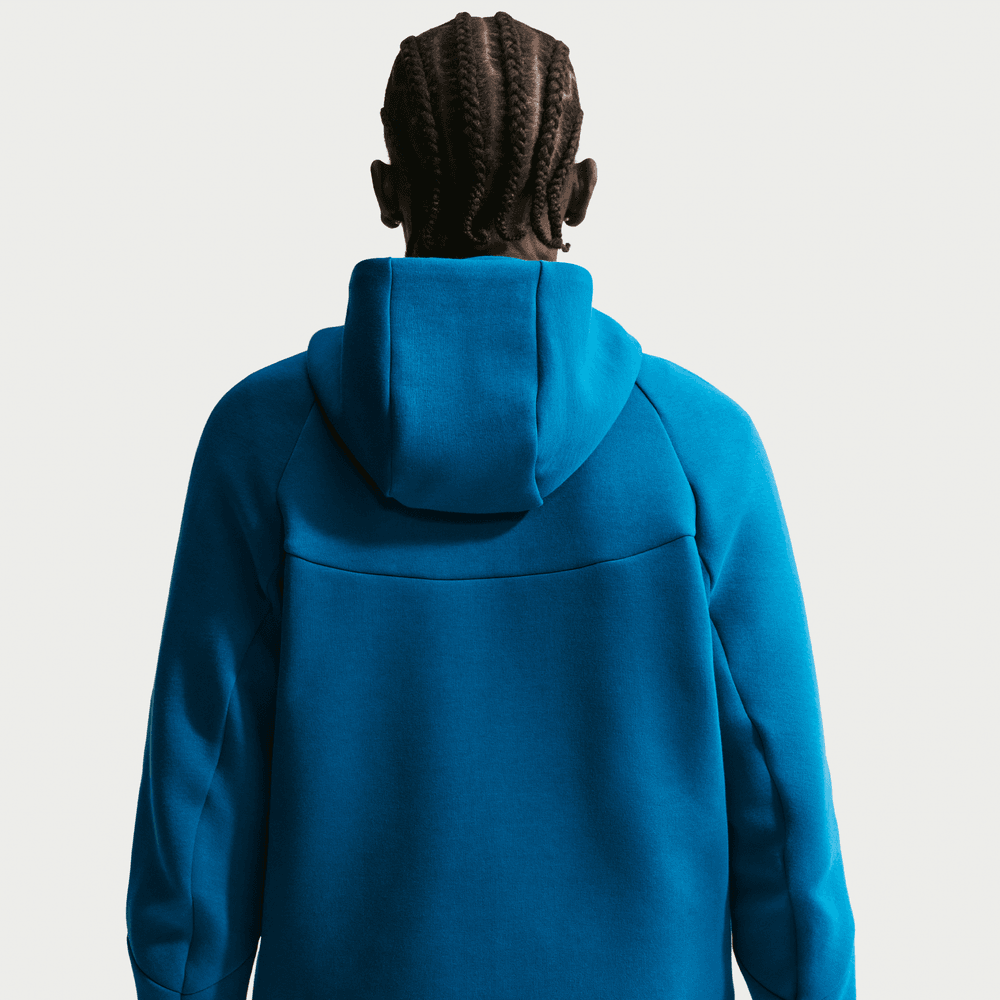 nike tech fleece windrunner full zip hoodie blue