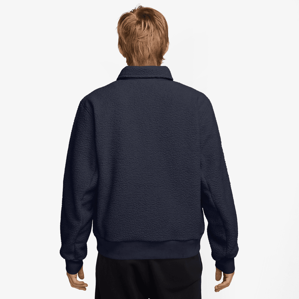 Nike Sportswear Club Men's High-Pile Fleece Coaches Jacket 'Obsidian'