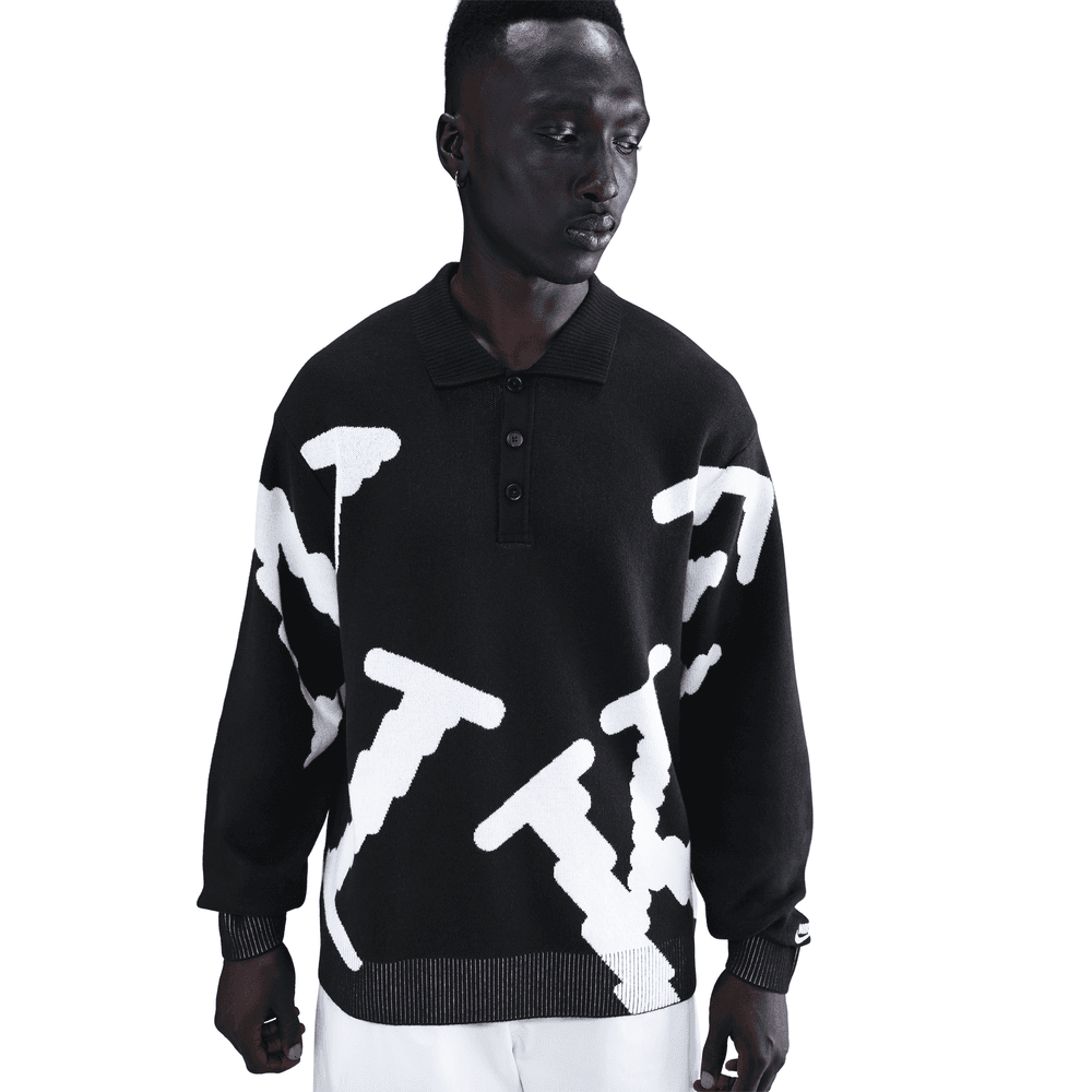 Nike Sportswear Club Men's Rugby Top 'Black/White'