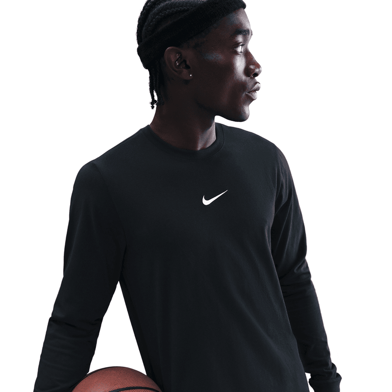 Nike Men's Basketball Long-Sleeve T-Shirt 'Black'