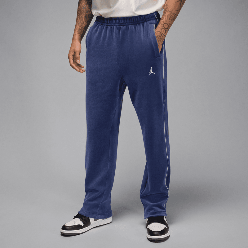 Jordan Brooklyn Men's Velour Track Pants 'Blue Void'