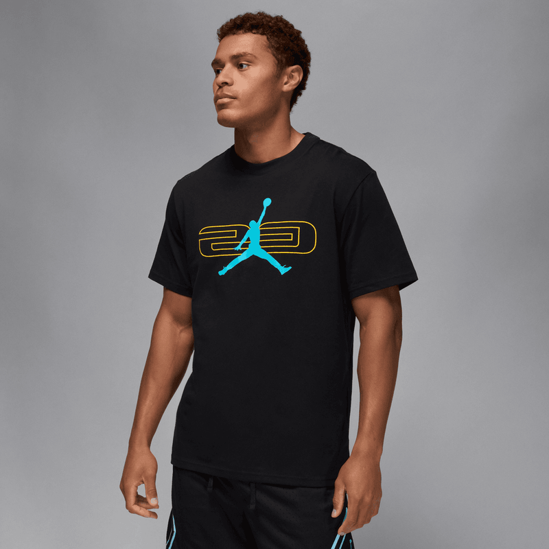 Jordan Sport Men's T-Shirt 'Black/Gamma Blue'