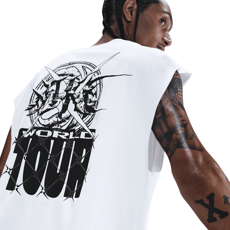 Nike Men's Dri-FIT Sleeveless Basketball Top 'White'