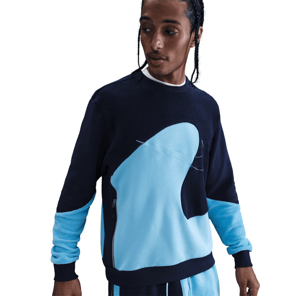 Giannis Antetokounmpo Giannis Standard Issue Men's Basketball Crew 'Navy/Aquarius Blue'