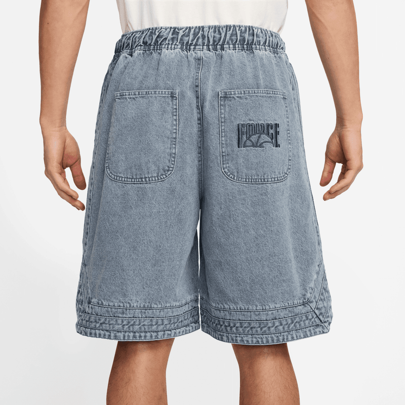 Nike Men's 10" Denim Basketball Shorts 'Blue Grey'