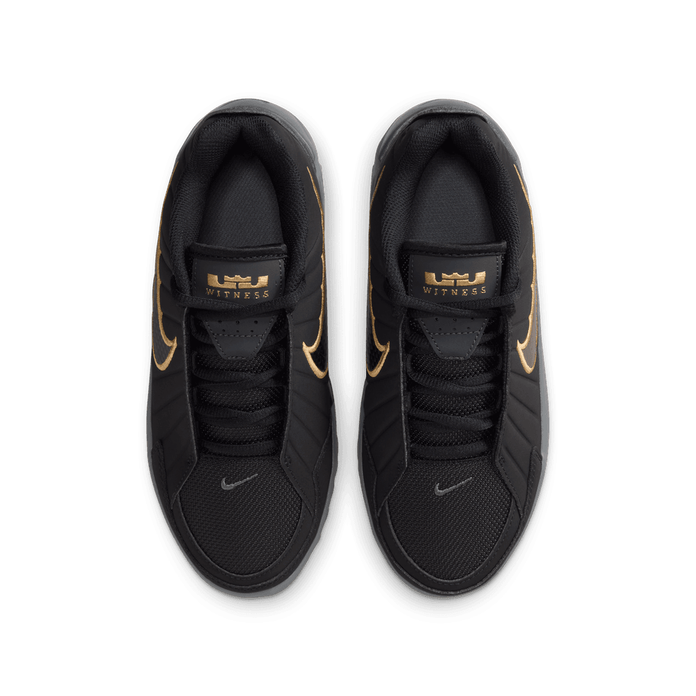 LeBron James LeBron Witness 9 Big Kids' Basketball Shoes (GS) 'Black/Iron Grey'