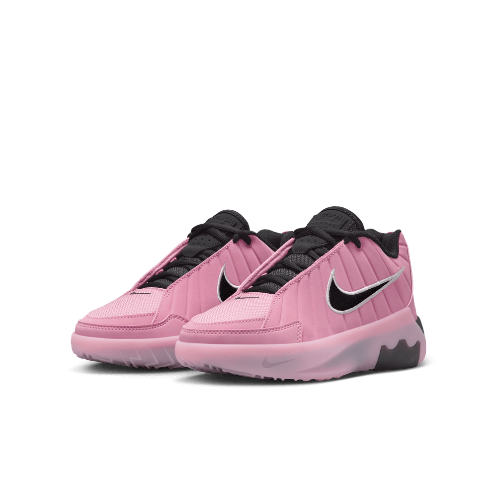 lebron james shoes pink and grey