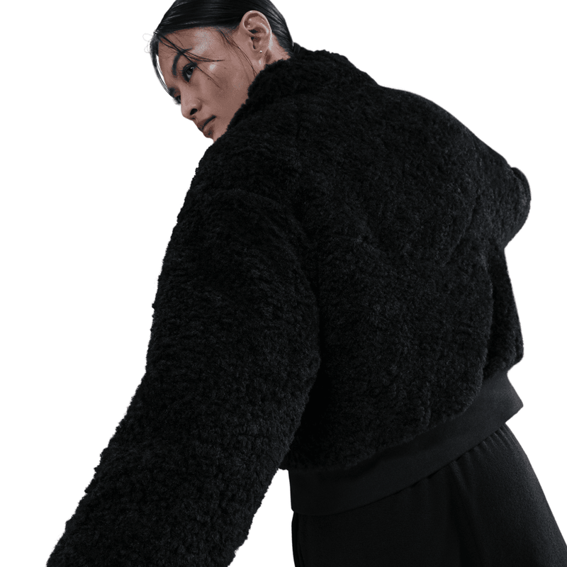 Nike Sportswear Essential Women's Loose Bomber Jacket 'Black/Sail'