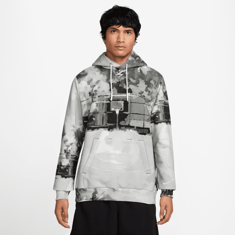 Nike Standard Issue Men's Therma-FIT Pullover Basketball Hoodie 'Iron Grey'