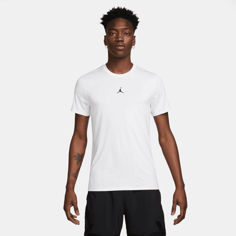 Jordan Sport Men's Dri-FIT Short-Sleeve Base Layer Top 'White'