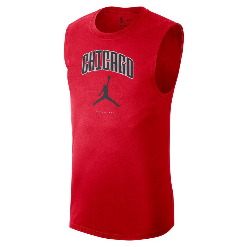 Chicago Bulls Essentials Men's Jordan NBA Sleeveless Top 'University Red'