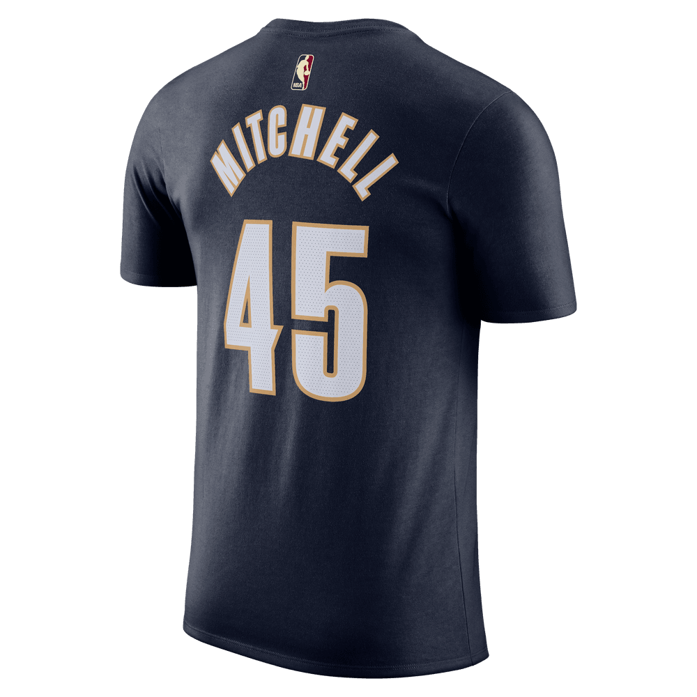 Donovan Mitchell Cleveland Cavaliers Hardwood Classics Essentials Men's Nike NBA T-Shirt 'Navy'