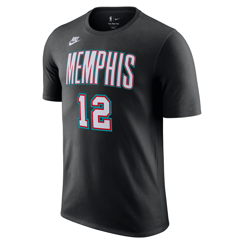 Ja Morant Memphis Grizzlies Hardwood Classics Essentials Men's Nike NBA T-Shirt 'Black'