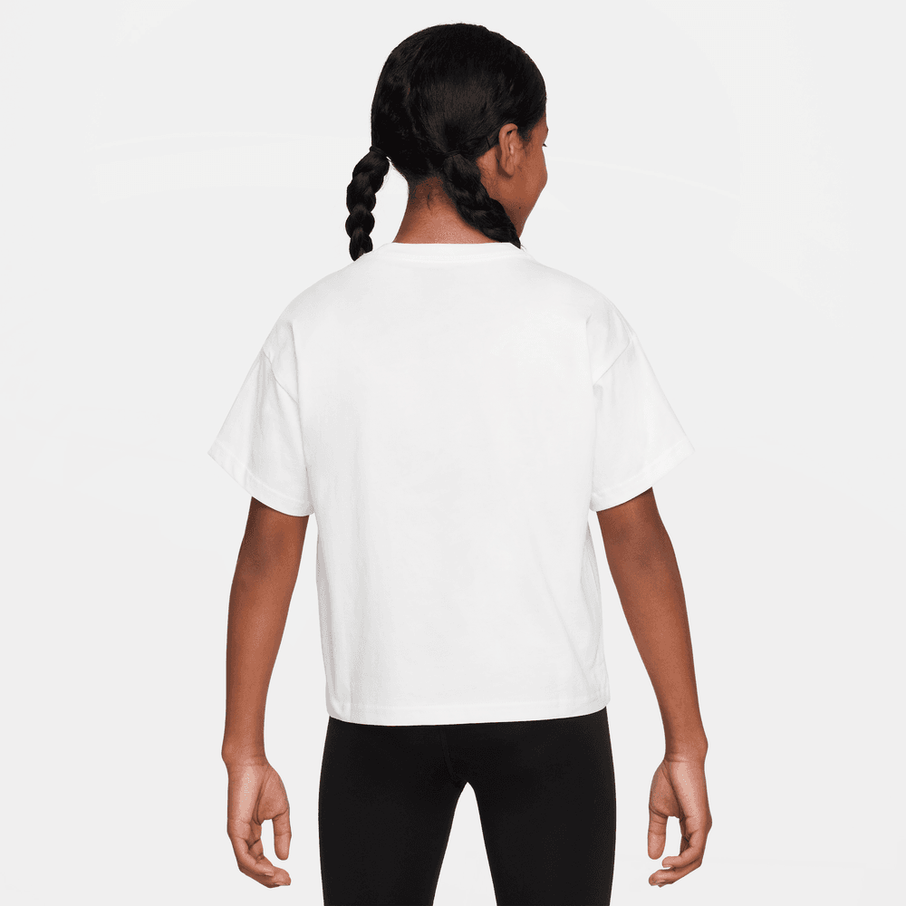 Nike Sportswear Big Kids' (Girls') T-Shirt 'White'