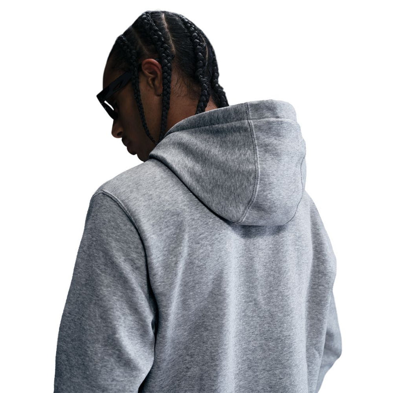 Nike Club Men's Pull-Over Fleece Hoodie 'Grey Heather'