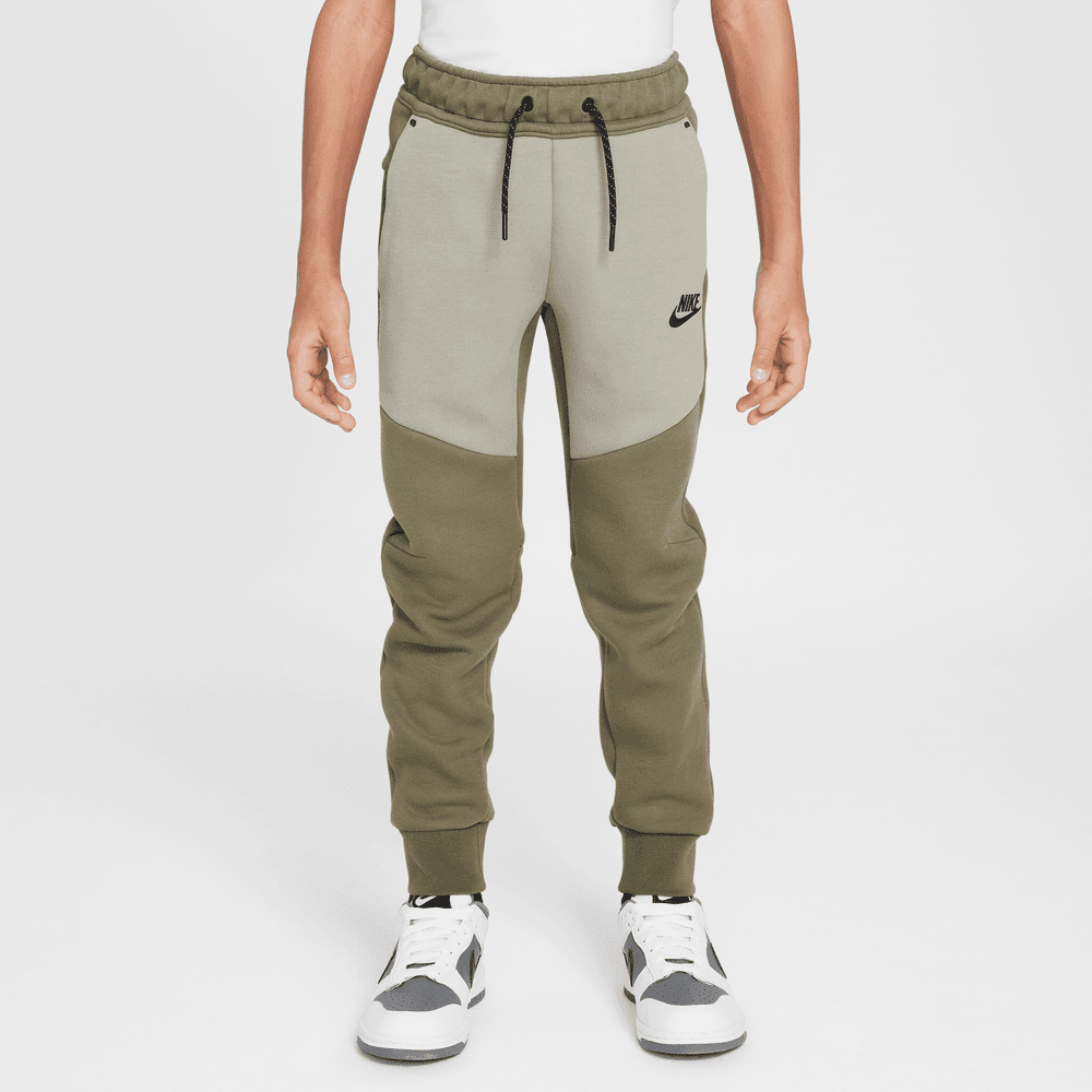 Nike Sportswear Tech Fleece Big Kids' Joggers 'Medium Olive/Light Army'
