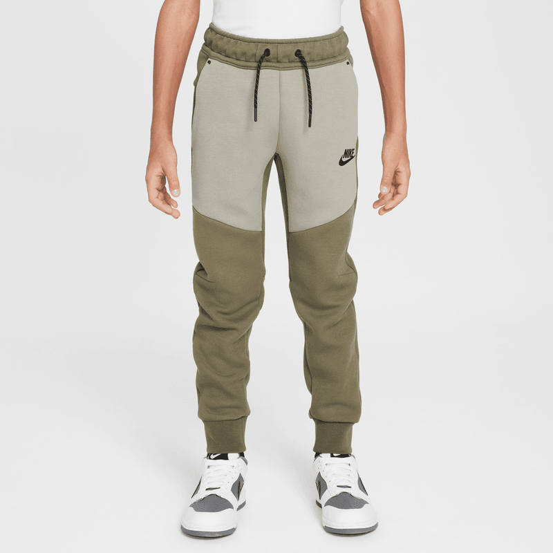 Nike Sportswear Tech Fleece Big Kids' Joggers 'Medium Olive/Light Army'
