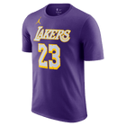 LeBron James Los Angeles Lakers Essentials Men's Nike NBA Statement T-Shirt 'Purple'