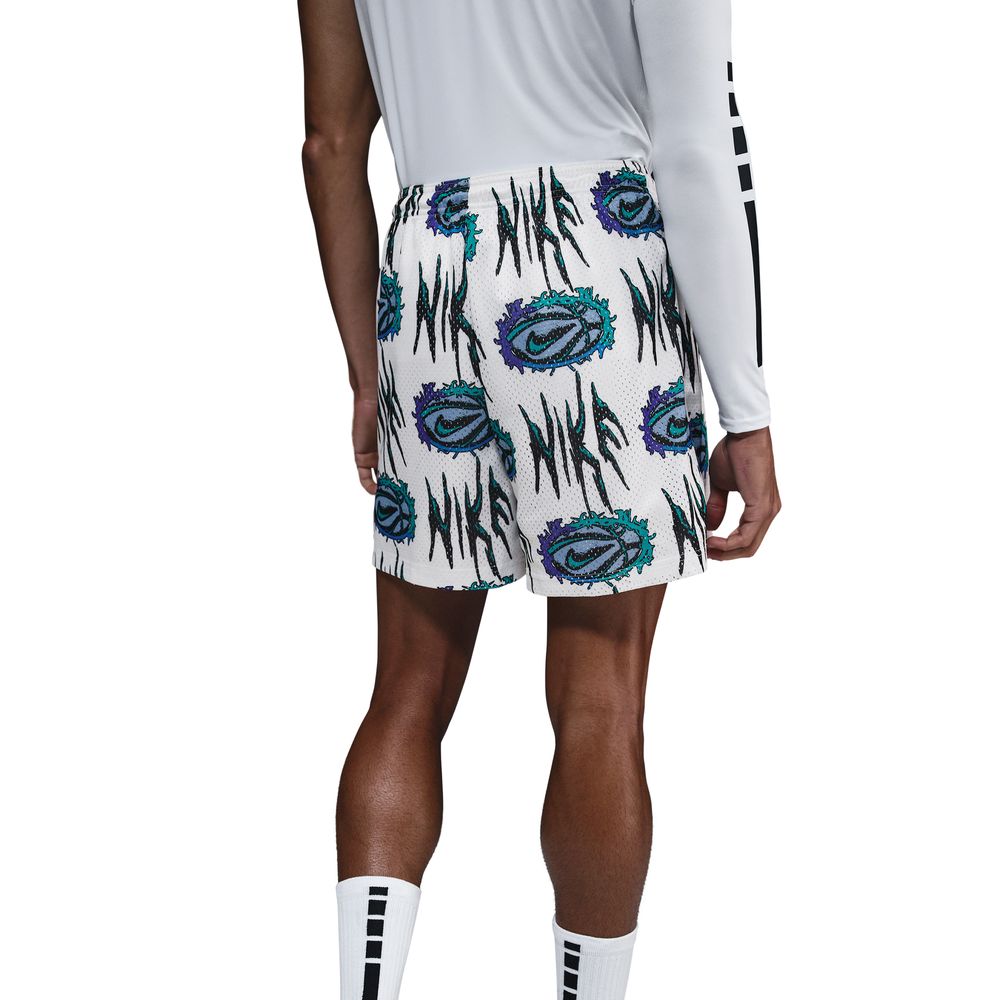 Nike Practice Mesh Men's 5" Dri-FIT Basketball Shorts 'White/Black'