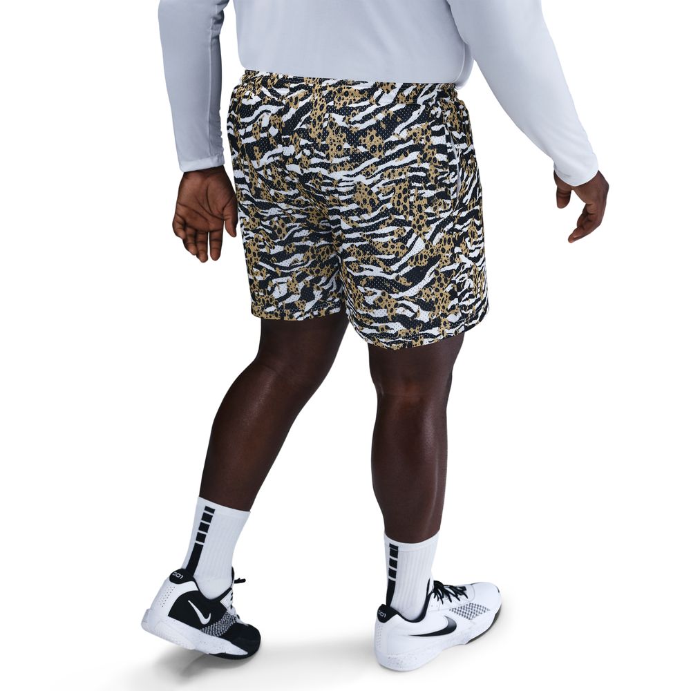 Nike Practice Mesh Men's Dri-FIT 5" Basketball Shorts 'White/Red'