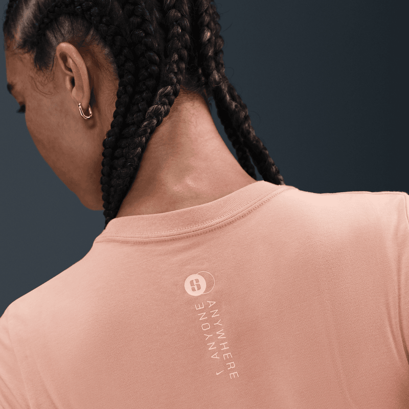 Sabrina Ionescu Sabrina Women's Short-Sleeve Cropped T-Shirt 'Rose Gold'