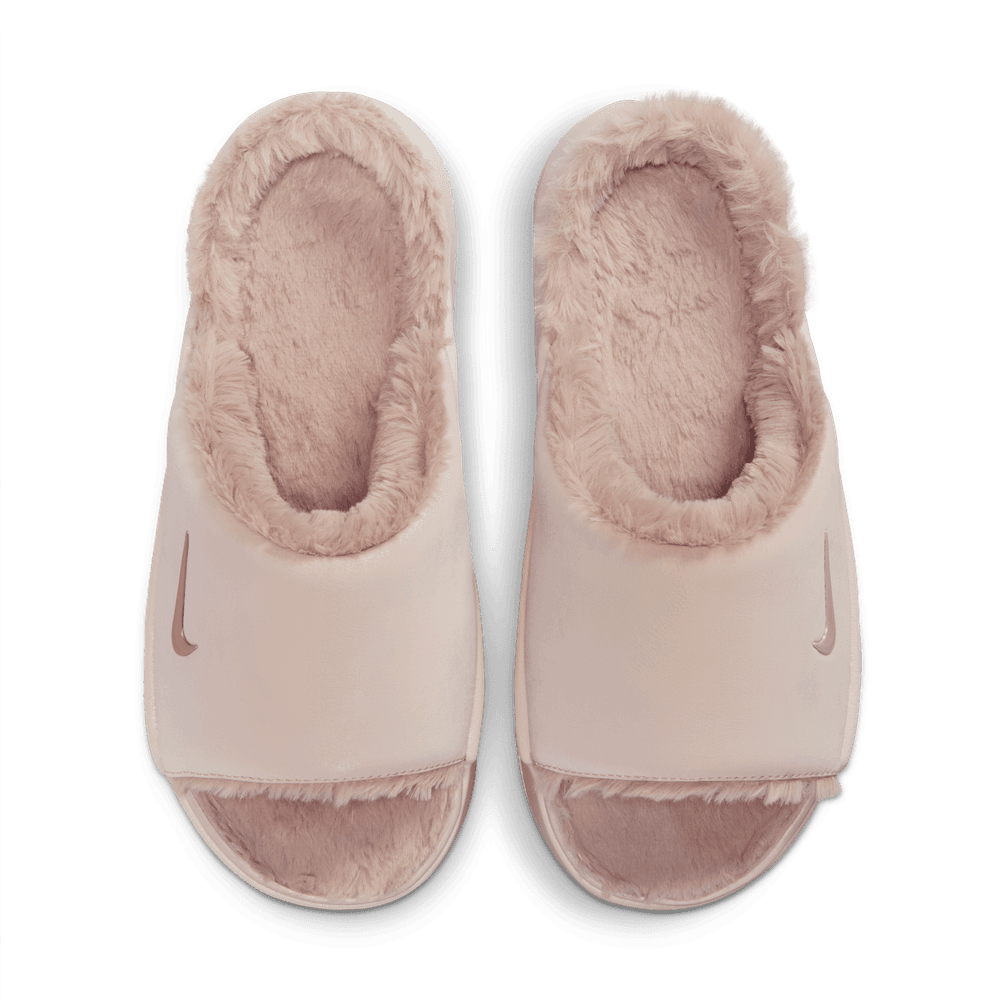 Nike Calm Elevation Fur Women's Slides 'Silt Red'