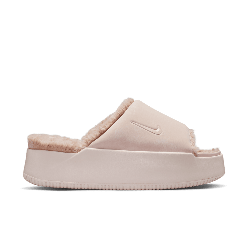 Nike Calm Elevation Fur Women's Slides 'Silt Red'