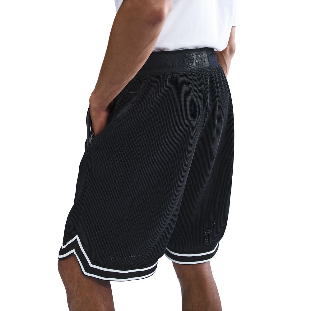 Kobe Bryant Kobe Men's Pleated Basketball Shorts 'Black/White'