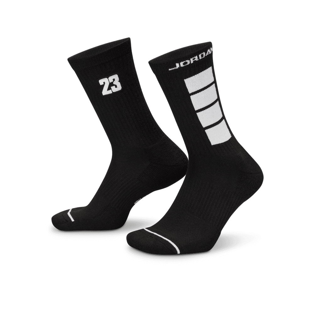 Jordan Everyday Crew Socks (1 Pair) 'Black/White'
