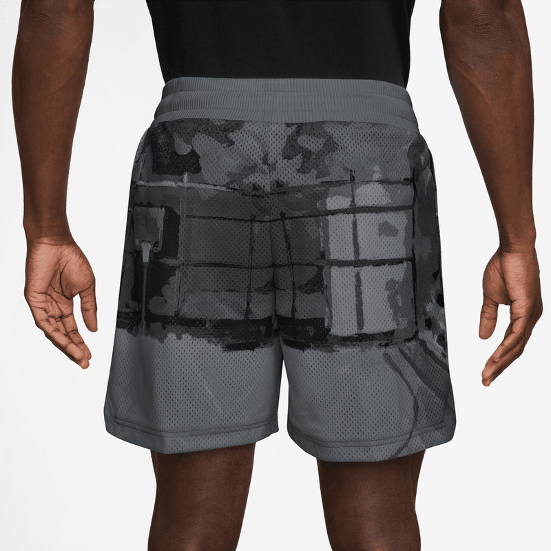 Nike Men's Dri-FIT 5" Mesh Basketball Shorts 'Iron Grey'