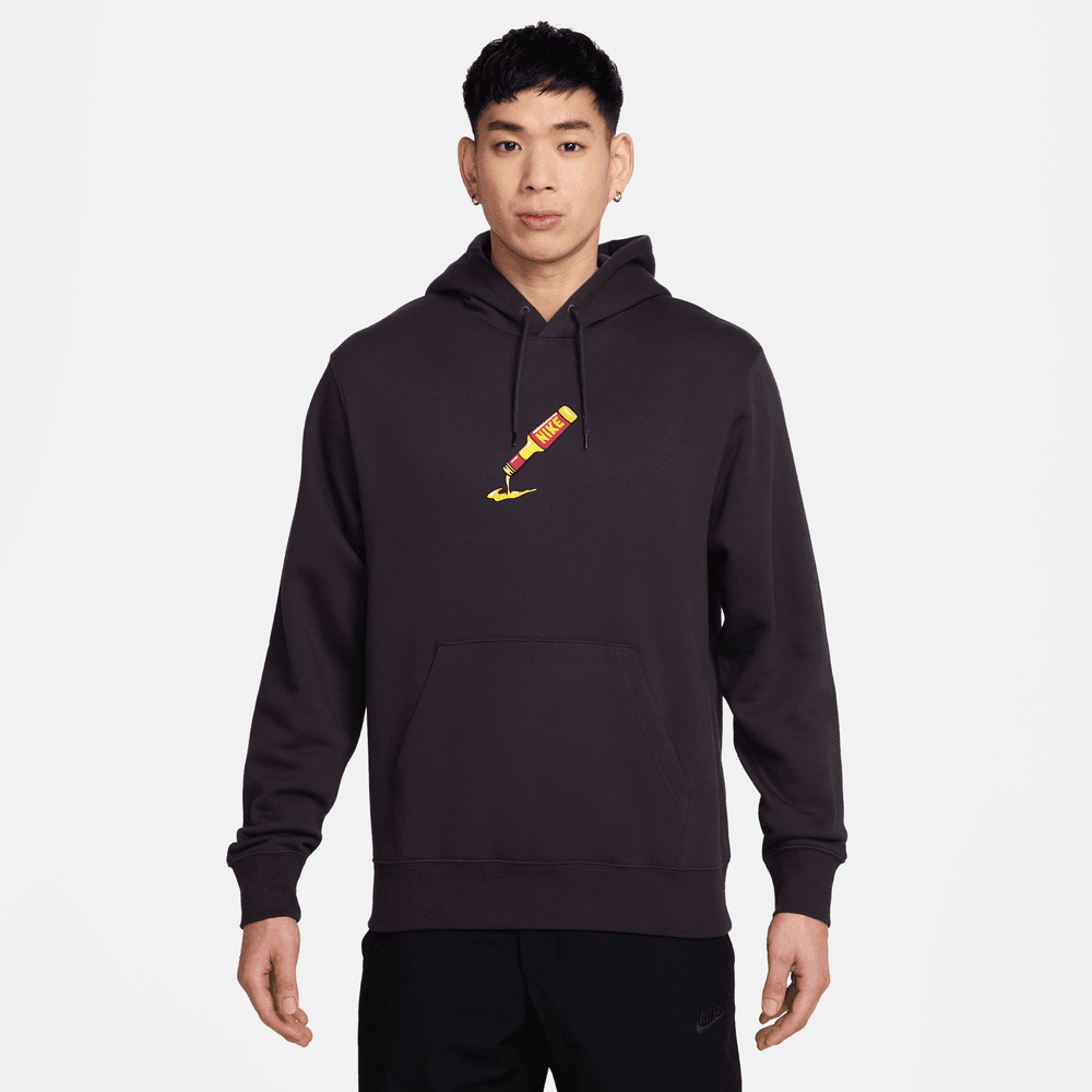 Nike Sportswear Club Pullover Fleece Hoodie 'Off Noir'