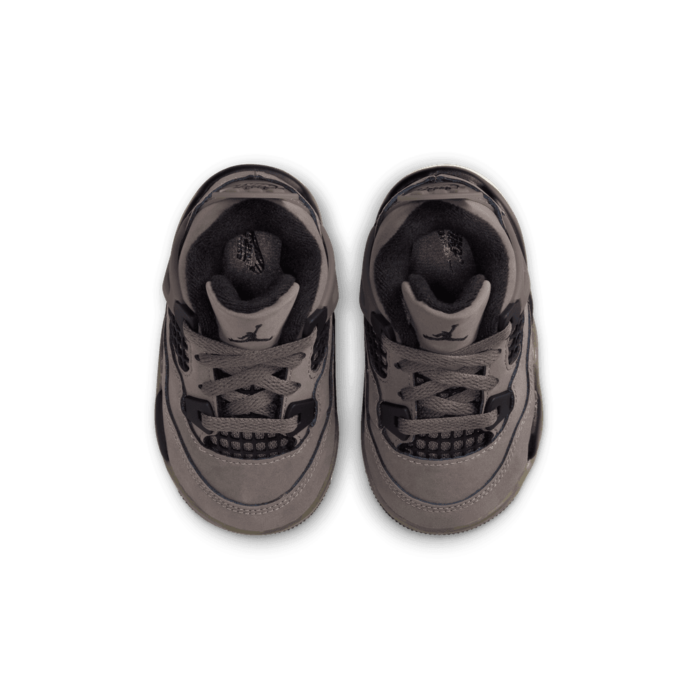Jordan 4 Retro "Cave Stone and Black" Baby/Toddler Shoes 'Cavestone/Black/White'