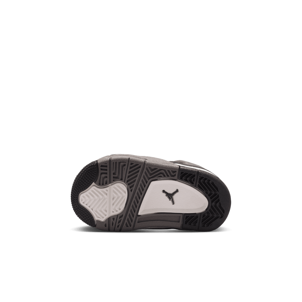 Jordan 4 Retro "Cave Stone and Black" Baby/Toddler Shoes 'Cavestone/Black/White'