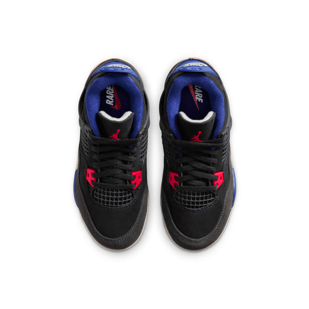 Jordan 4 Retro Little Kids' Shoes (PS) 'Black/Red/Blue/Smoke Grey'