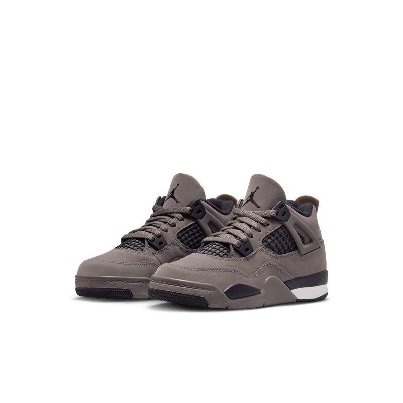 Jordan 4 Retro "Cave Stone and Black" Little Kids' Shoes (PS) 'Cavestone/Black/White'