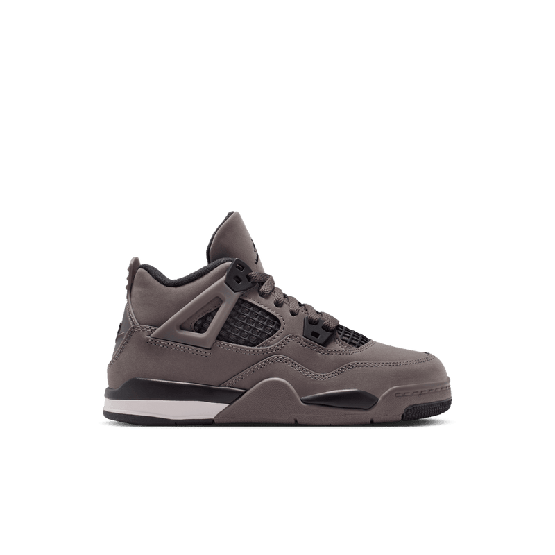 Jordan 4 Retro "Cave Stone and Black" Little Kids' Shoes (PS) 'Cavestone/Black/White'