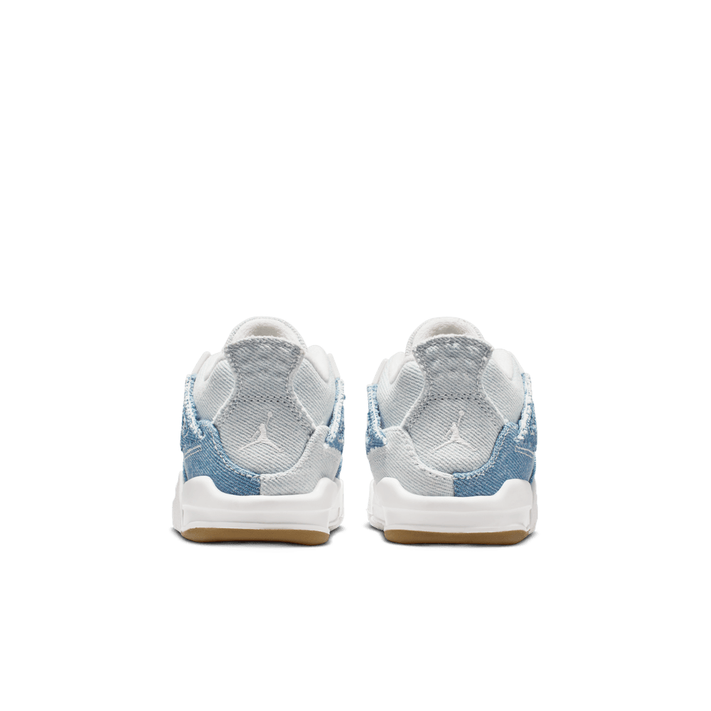 Jordan 4 Retro "Worn Blue" Baby/Toddler Shoes (TD) 'Sail/Worn Blue'