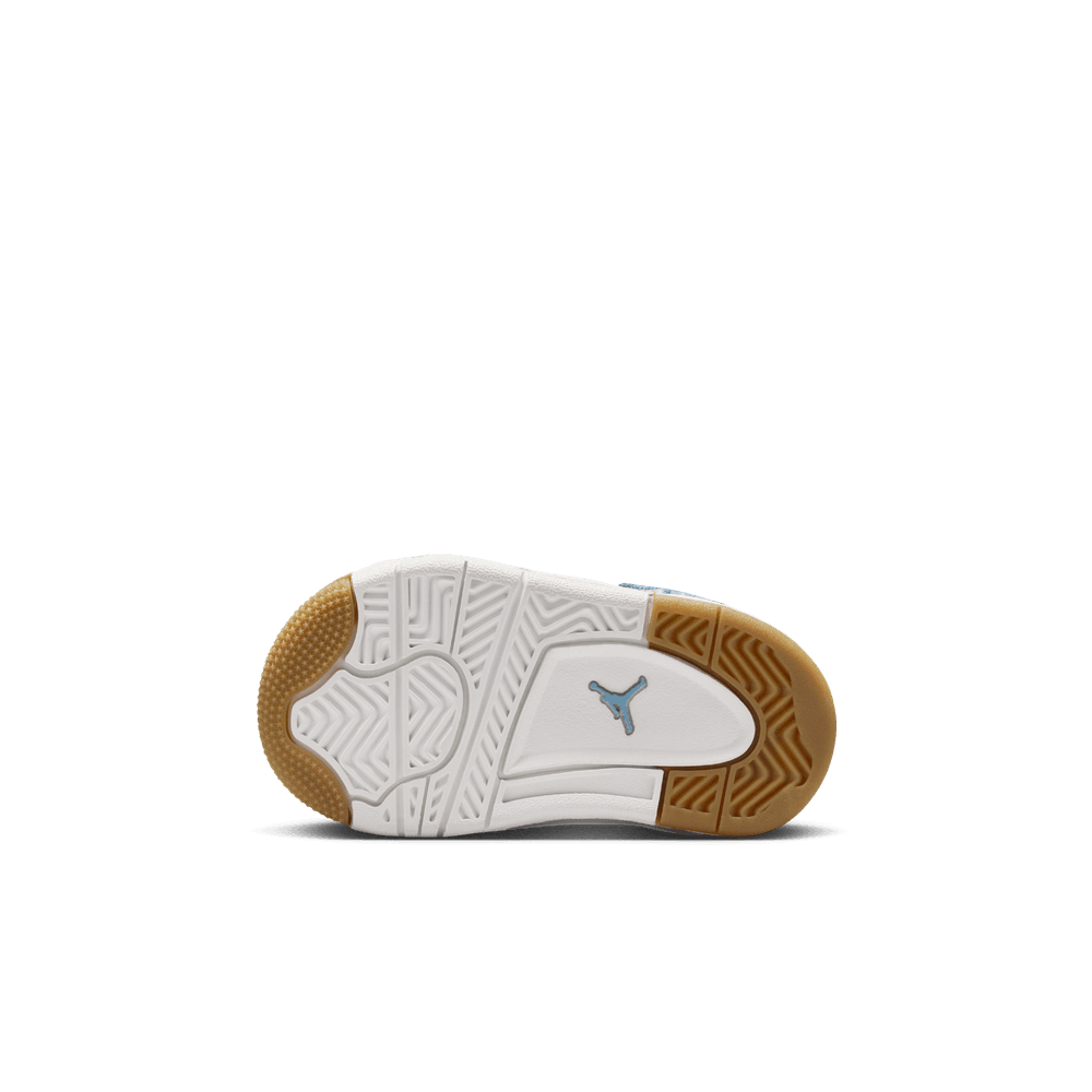 Jordan 4 Retro "Worn Blue" Baby/Toddler Shoes (TD) 'Sail/Worn Blue'