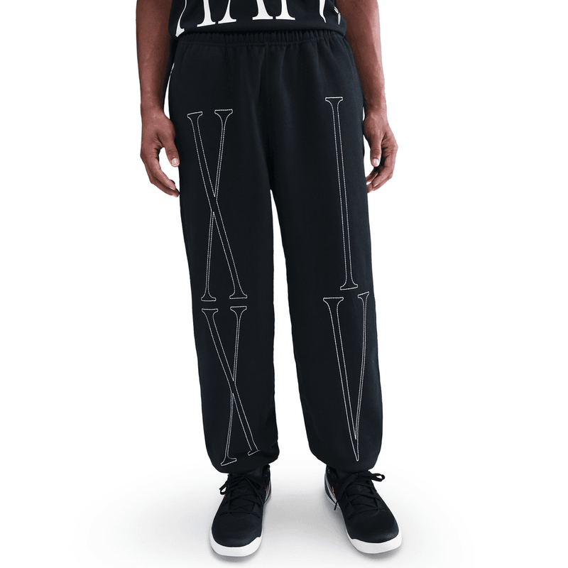 Kobe Bryant Kobe Men's Fleece Basketball Pants 'Black/White'