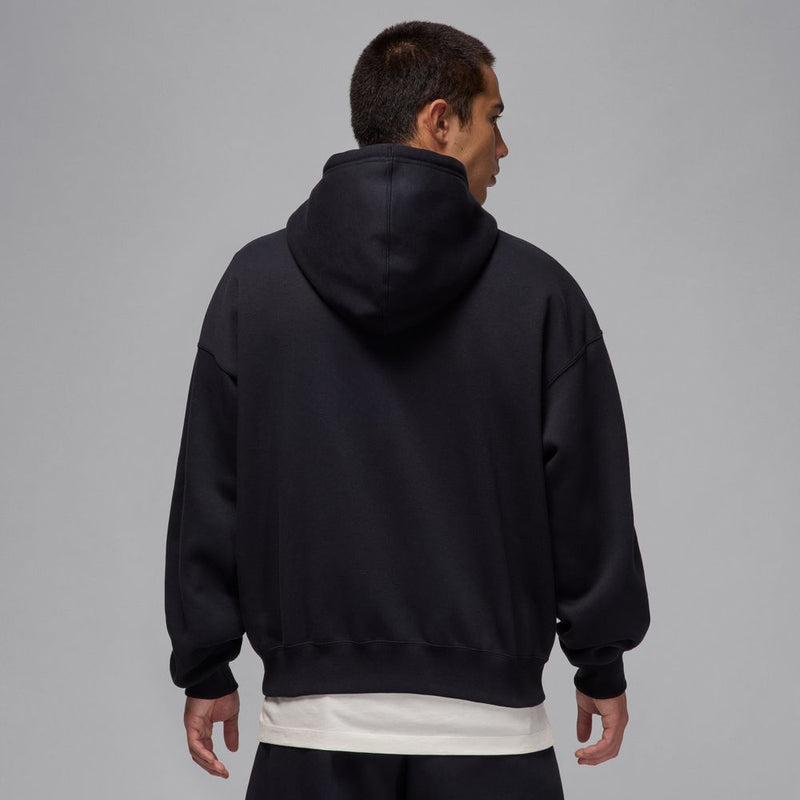 Jordan Brooklyn Fleece Men's Oversized Full-Zip Hoodie 'Black/Sail'