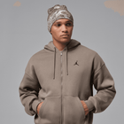 Jordan Brooklyn Fleece Men's Oversized Full-Zip Hoodie 'Olive Grey'